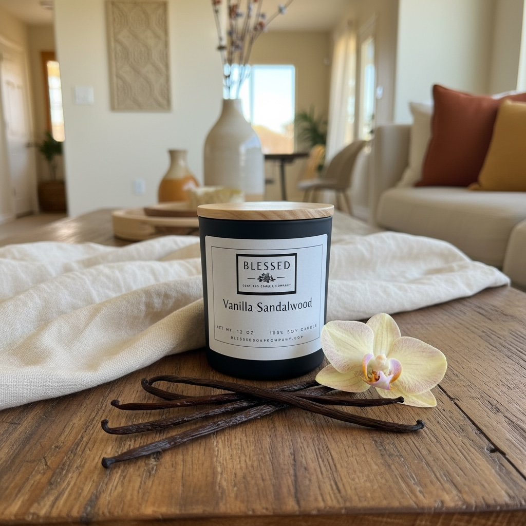 Vanilla Sandalwood Candle