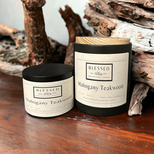 Mahogany Teakwood Candle