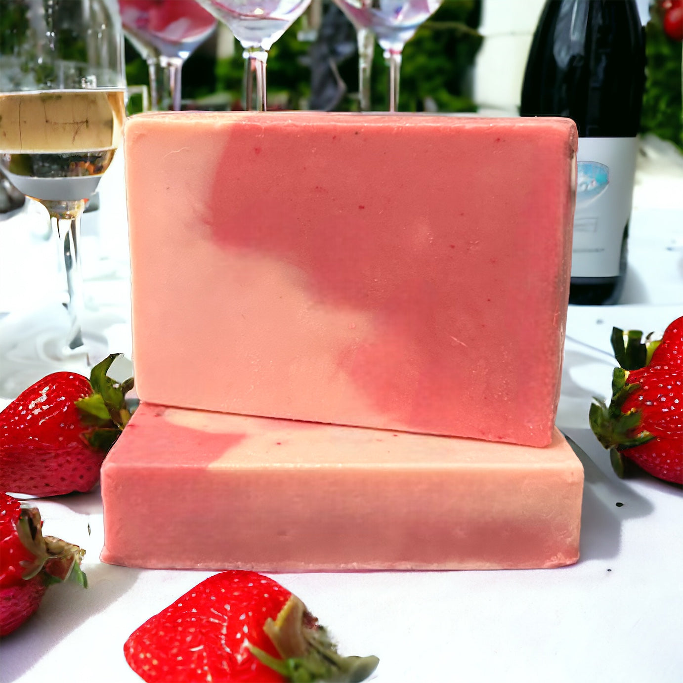 Strawberries and Champagne Soap Bar