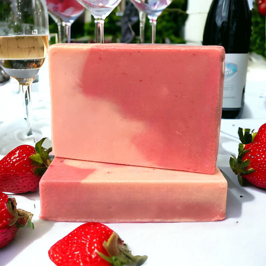 Strawberries and Champagne Soap Bar