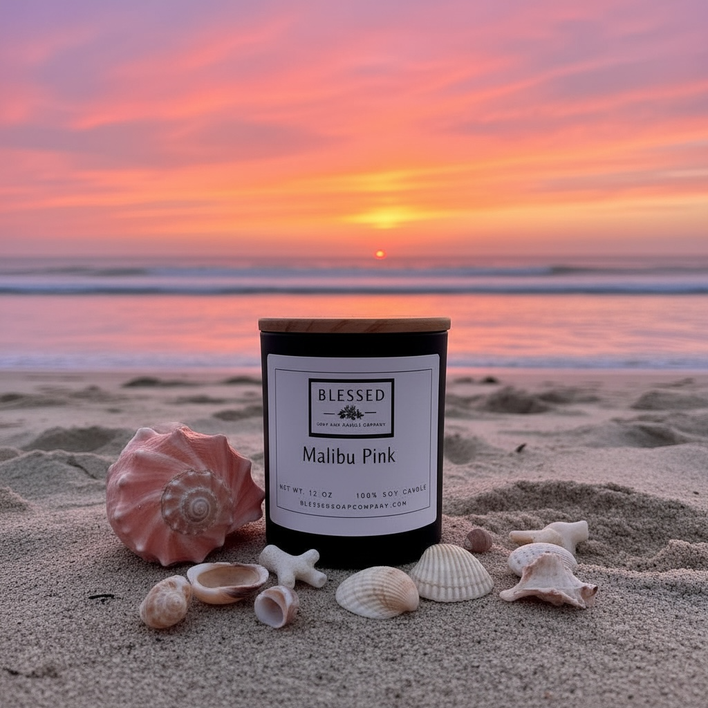 Malibu Pink Candle