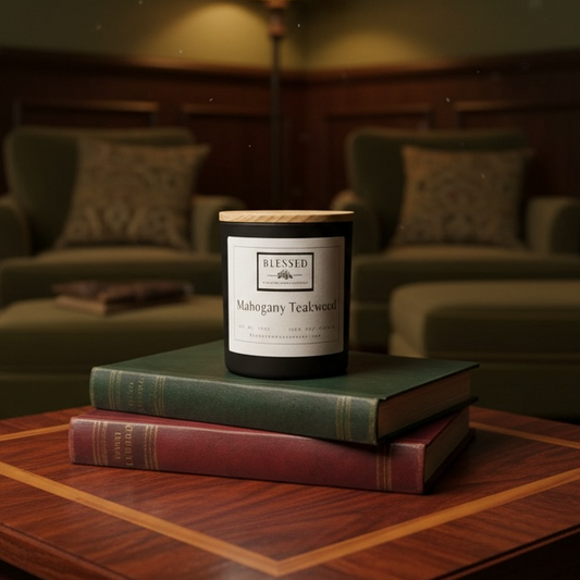 Mahogany Teakwood Candle