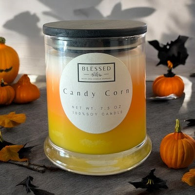 Candy Corn Candle