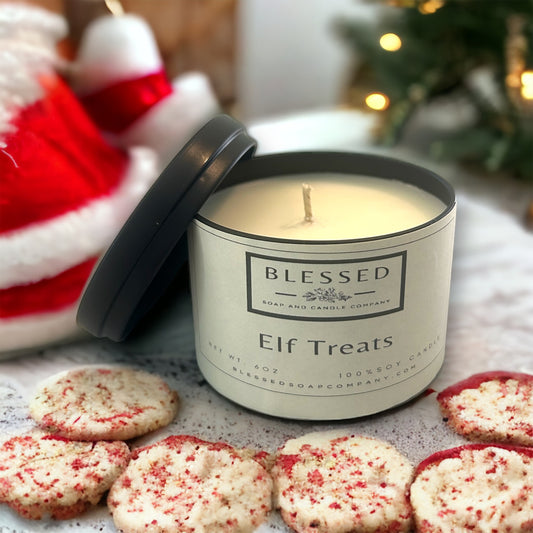 Elf Treats Candle