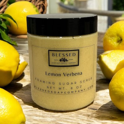 Lemon Verbena Foaming Sugar Scrub