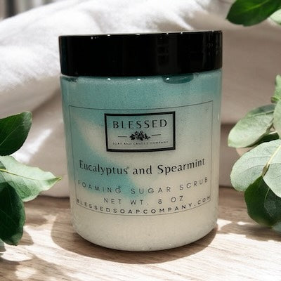 Eucalyptus Spearmint Foaming Sugar Scrub