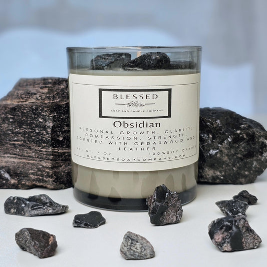 Obsidian Candle