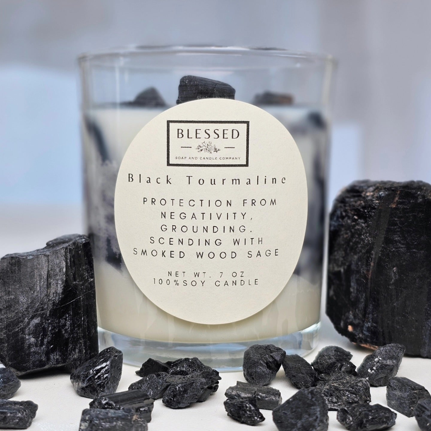 Black Tourmaline Candle