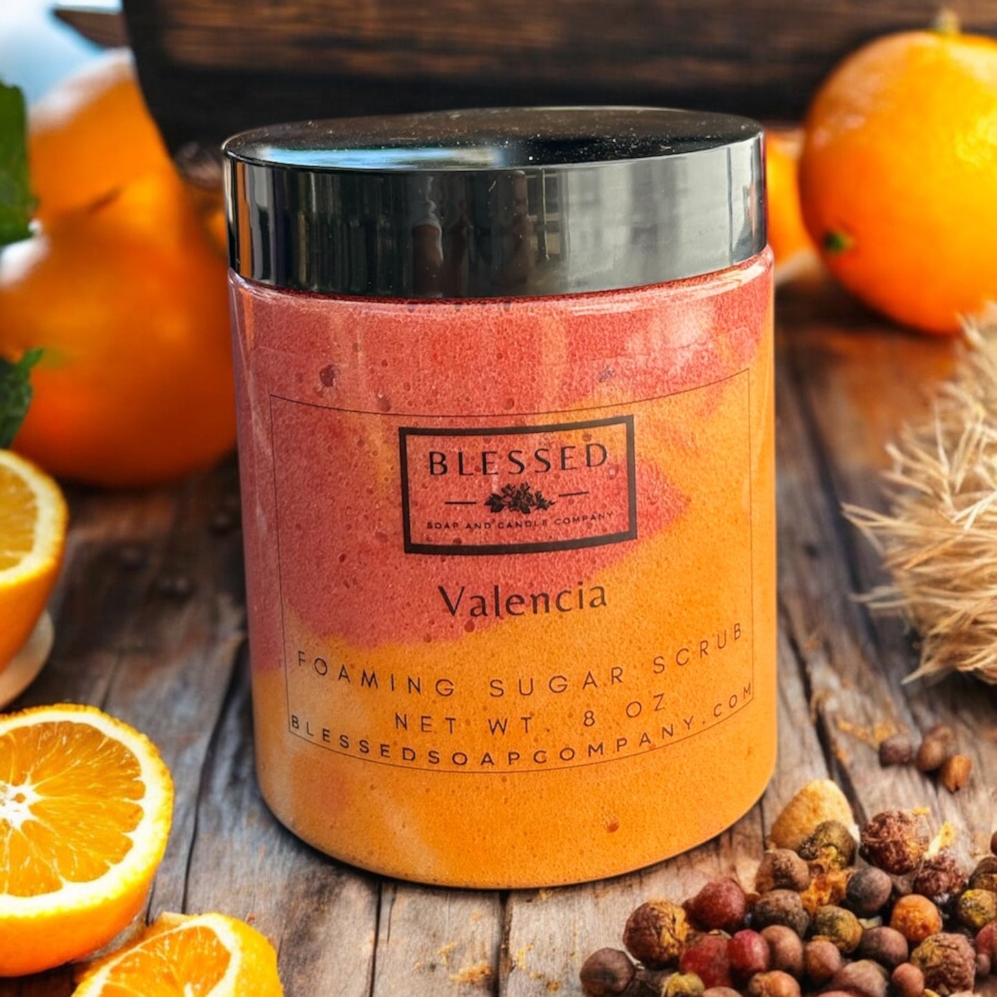 Valencia Foaming Sugar Scrub