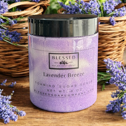 Lavender Breeze Foaming Sugar Scrub