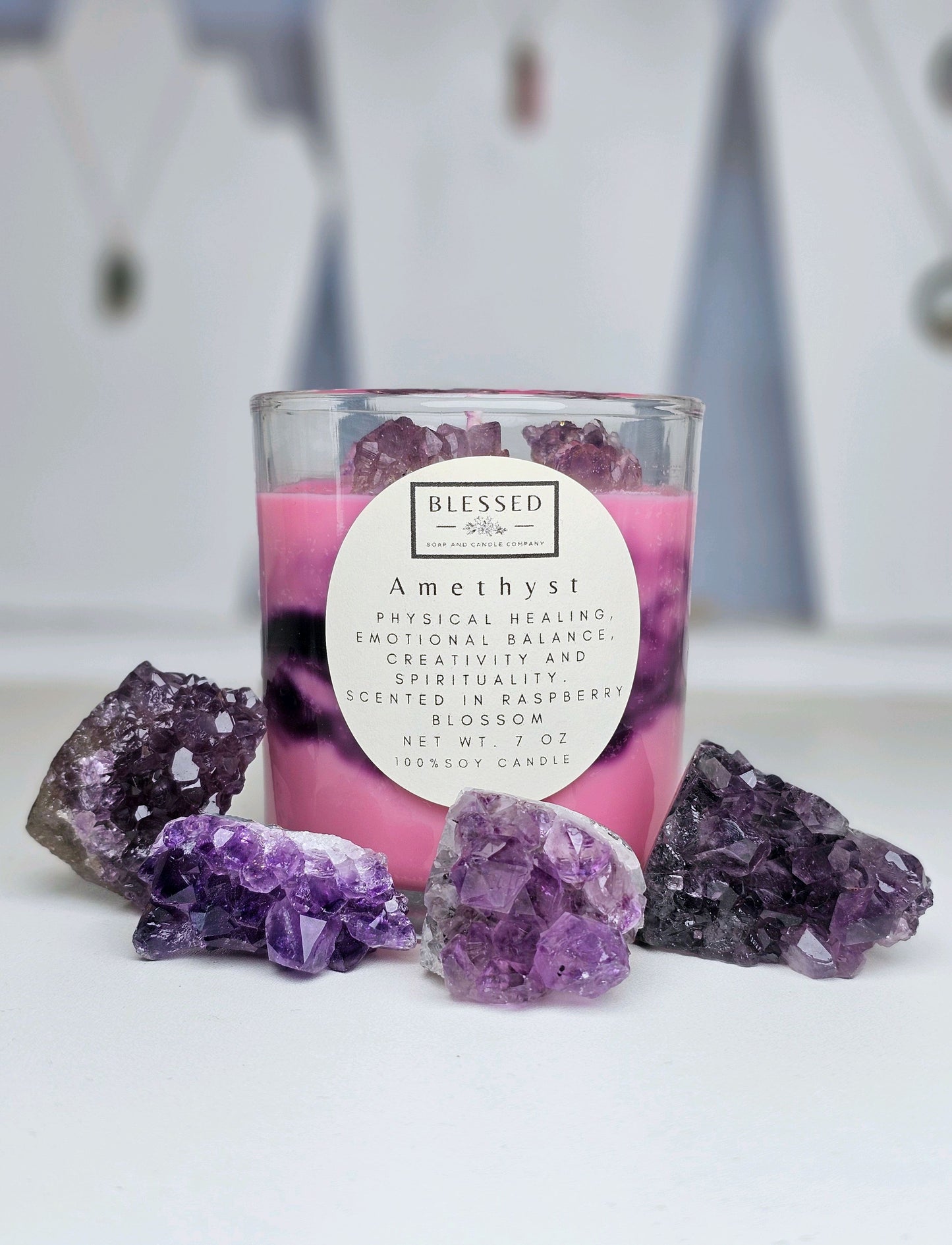 Amethyst Candle