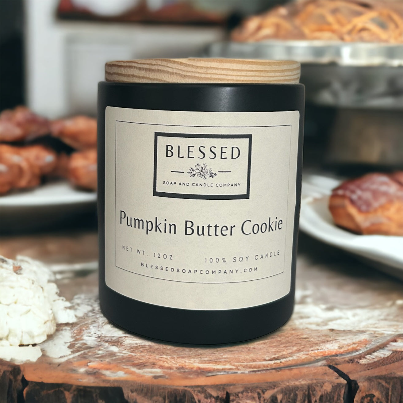 Pumpkin Butter Cookie Candle