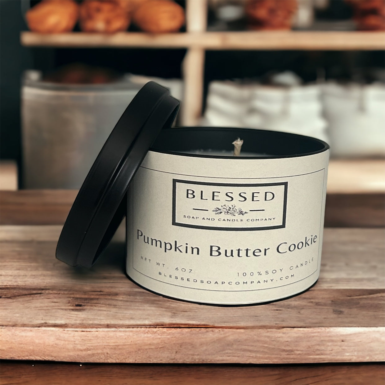 Pumpkin Butter Cookie Candle